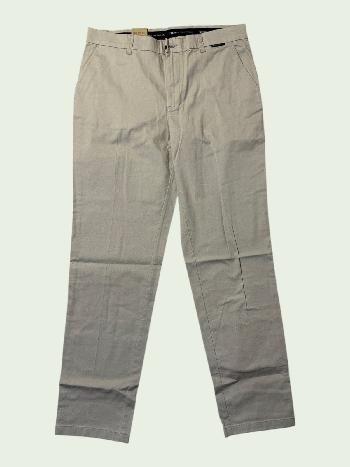 Tom Tailor Denim Chino Slim Fit Gr. 34 Beige Herren Hose