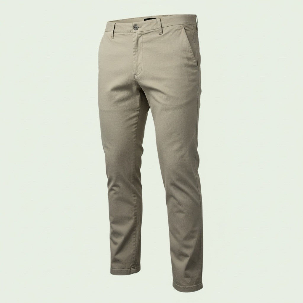 Tom Tailor Denim Chino Slim Fit Gr. 34 Beige Herren Hose